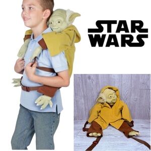 Disney Park Star Wars Yoda Plush 24" Backpack plush funny yoda bag